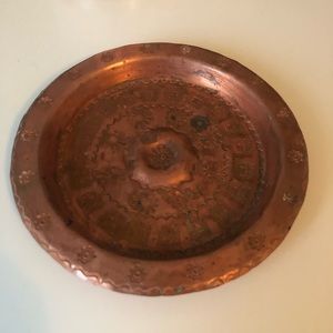 Vintage Copper plate